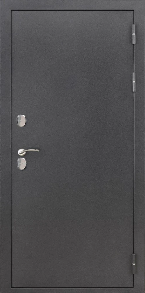 Входная дверь ДвериПРО Термо серебро СБ-1 (ст. белое, 16мм, Беленый дуб) DPRO226371 внешняя сторона